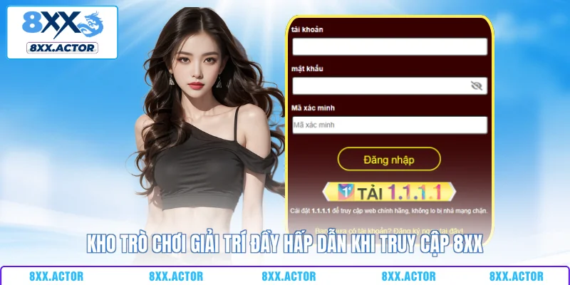 Kho trò chơi giải trí đầy hấp dẫn khi truy cập 8XX