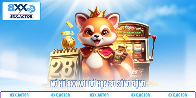 Nổ hũ 8XX với đồ họa 3D sống động
